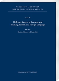 Abbildung von: Different Aspects in Learning and Teaching Turkish as a Foreign Language - Harrassowitz Verlag