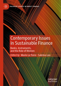 Abbildung von: Contemporary Issues in Sustainable Finance - Palgrave Macmillan