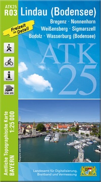 Abbildung von: ATK25-R03 Lindau (Bodensee) (Amtliche Topographische Karte 1:25000) - Landesamt für Digitalisierung, Breitband und Vermessung, Bayern
