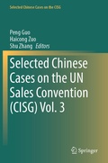 Abbildung von: Selected Chinese Cases on the UN Sales Convention (CISG) Vol. 3 - Springer