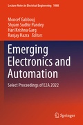 Cover: Emerging Electronics and Automation - Springer