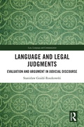 Cover: Language and Legal Judgments - Taylor & Francis