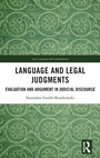 Cover: Language and Legal Judgments - Routledge