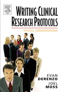 Cover: Writing Clinical Research Protocols - Academic Press