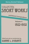 Cover: Collected Short Works and Related Correspondence Vol. 4 - IngramSpark