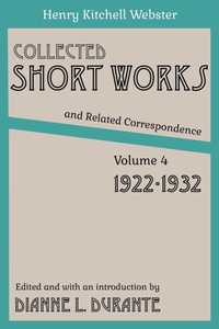 Enlarge image Cover: Collected Short Works and Related Correspondence Vol. 4 - IngramSpark