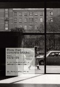 Cover: More Than Concrete Blocks - University College Dublin Press