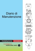 Cover: Diario di Manutenzione - installazione di motori diesel bimotore - Voyage Press
