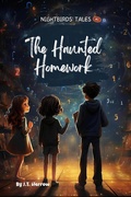 Cover: The Haunted Homework (NightBirds' Tales, #1) - J.T. Harrow