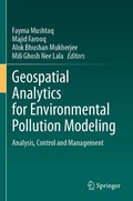 Cover: Geospatial Analytics for Environmental Pollution Modeling - Springer