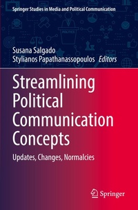 Enlarge image Cover: Streamlining Political Communication Concepts - Springer