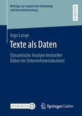 Cover: Texte als Daten - Springer Gabler