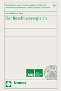 Abbildung von: Der Beschlussvergleich - Nomos
