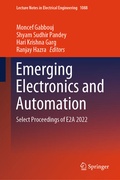 Cover: Emerging Electronics and Automation - Springer