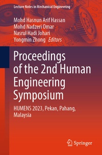 Abbildung von: Proceedings of the 2nd Human Engineering Symposium - Springer