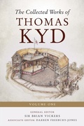 Cover: The Collected Works of Thomas Kyd - De Gruyter