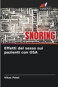 Cover: Effetti del sesso sui pazienti con OSA - Edizioni Sapienza