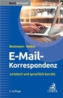 Cover: E-Mail-Korrespondenz - C.H.BECK