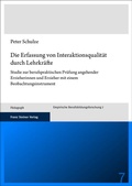 Cover: Die Erfassung von Interaktionsqualit&auml;t durch Lehrkr&auml;fte - Franz Steiner Verlag