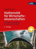Cover: Mathematik f&uuml;r Wirtschaftswissenschaften - UTB