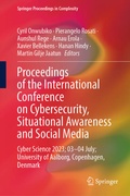 Cover: Proceedings of the International Conference on Cybersecurity, Situational Awareness and Social Media - Springer