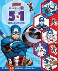 Cover: Marvel Avengers Captain America: 5 in 1 Colouring - Autumn Publishing