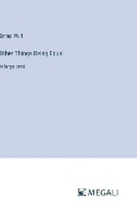 Enlarge image Cover: Other Things Being Equal - Megali Verlag
