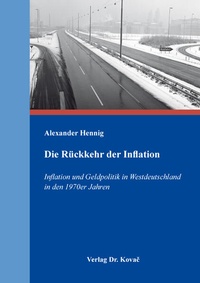 Enlarge image Cover: Die Rückkehr der Inflation - Kovac, Dr. Verlag