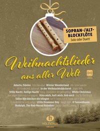 Abbildung von: Weihnachtslieder aus aller Welt - Sopran-/Altblockflöte - Editionen Halbig