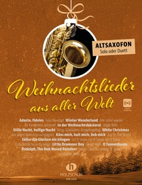 Abbildung von: Weihnachtslieder aus aller Welt - Altsaxofon - Editionen Halbig