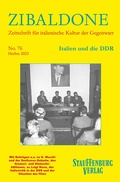 Cover: Italien und die DDR - Stauffenburg