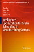 Cover: Intelligence Optimization for Green Scheduling in Manufacturing Systems - Springer