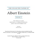 Cover: The Collected Papers of Albert Einstein, Volume 17 (Translation Supplement) - Princeton University Press