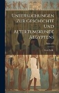 Cover: Untersuchungen zur geschichte und altertumskunde Aegyptens; Volume 9 - Legare Street Press
