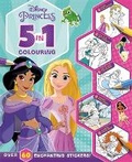 Cover: Disney Princess: 5 in 1 Colouring - Autumn Publishing