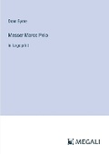 Cover: Messer Marco Polo - Megali Verlag
