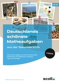 Cover: Deutschlands sch&ouml;nste Matheaufgaben aus der Sek - scolix