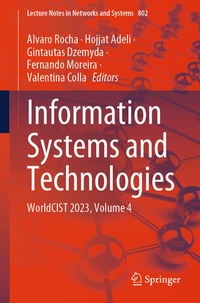 Enlarge image Cover: Information Systems and Technologies - Springer