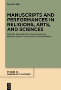 Cover: Manuscripts and Performances in Religions, Arts, and Sciences - De Gruyter