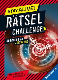 Abbildung von: Ravensburger Stay alive! Rätsel-Challenge - Überlebe die Zeitreise - Rätselbuch für Gaming-Fans ab 8 Jahren - Ravensburger