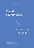 Cover: St&eacute;phane Mallarm&eacute;. Vers de circonstance - Verse unter Umst&auml;nden - Sandstein Kultur