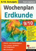 Cover: Wochenplan Erdkunde / Klasse 9-10 - KOHL VERLAG Der Verlag mit dem Baum