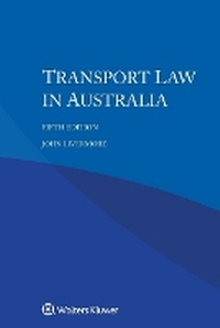 Abbildung von: Transport Law in Australia - Kluwer Law International