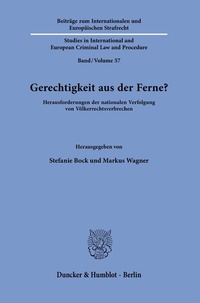 Abbildung von: Gerechtigkeit aus der Ferne? - Duncker & Humblot