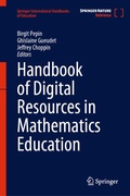 Cover: Handbook of Digital Resources in Mathematics Education - Springer