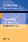 Cover: Technologies and Innovation - Springer