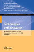 Cover: Technologies and Innovation - Springer