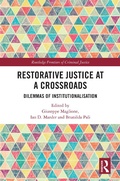 Bild: Restorative Justice at a Crossroads - Taylor & Francis