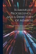 Cover: Summarized Proceedings ... and a Directory of Members - Legare Street Press