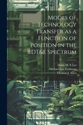 Cover: Modes of Technology Transfer as a Function of Position in the RDT&E Spectrum - Legare Street Press